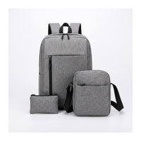 3-in-1 Backpack Set - Grey